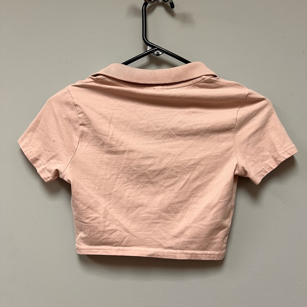 Collared crop top - Picture 2 of 3